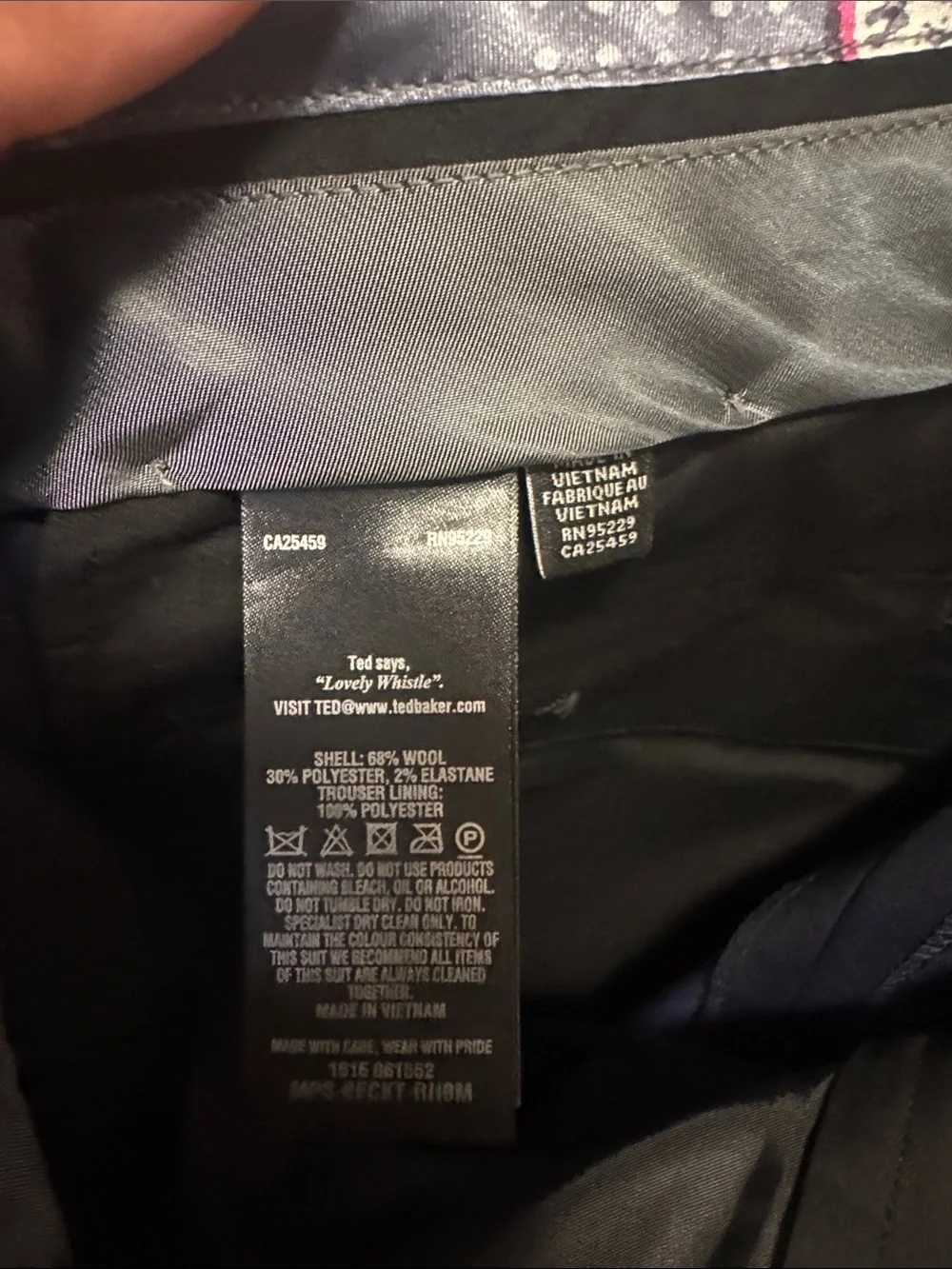 Ted Baker Navy Suit
